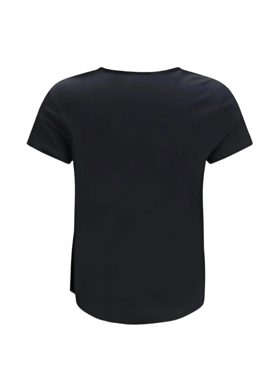 Tricou Fendi negru din bumbac - Img 2