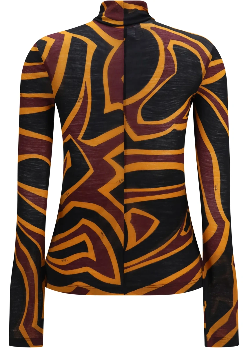 Tricou Fiammato Wool Jersey Top - Img 2