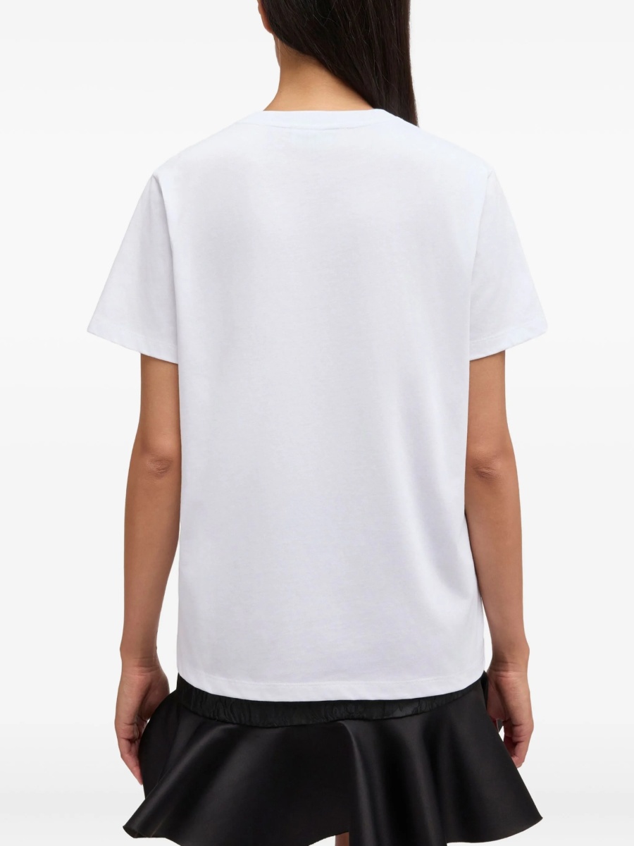 Tricou Ganni alb - Img 4