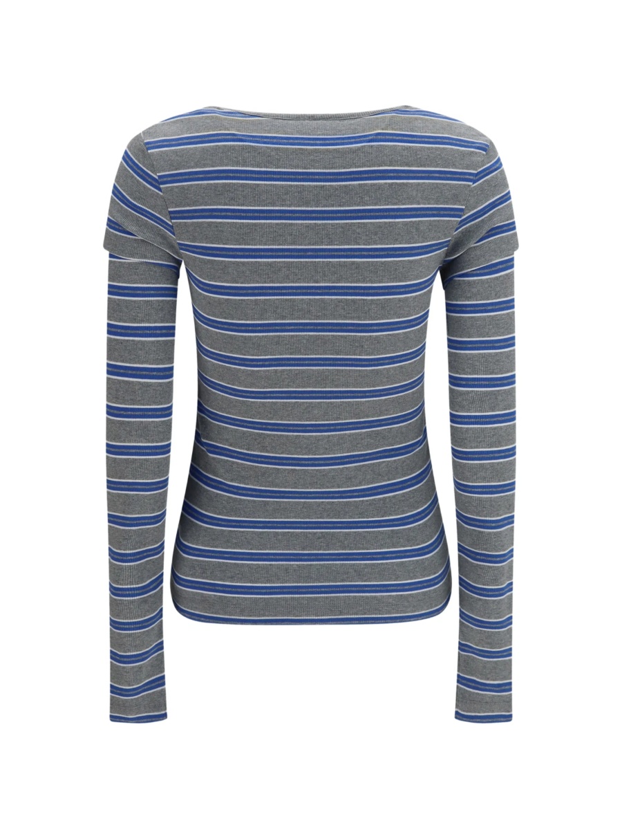 Tricou Ganni gri - Img 2