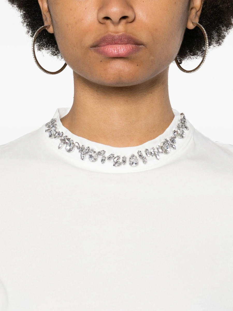 Tricou Golden Goose alb - Img 5