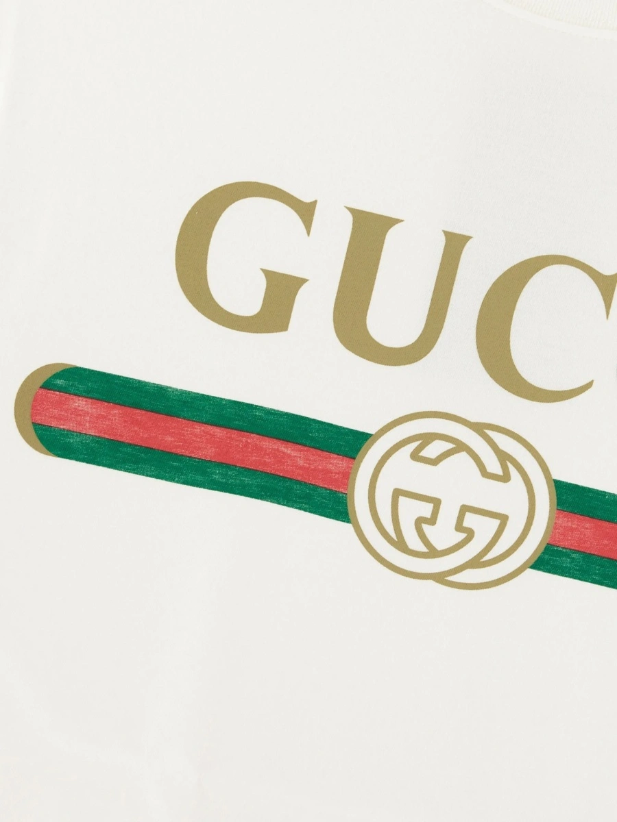 Tricou Gucci alb - Img 3