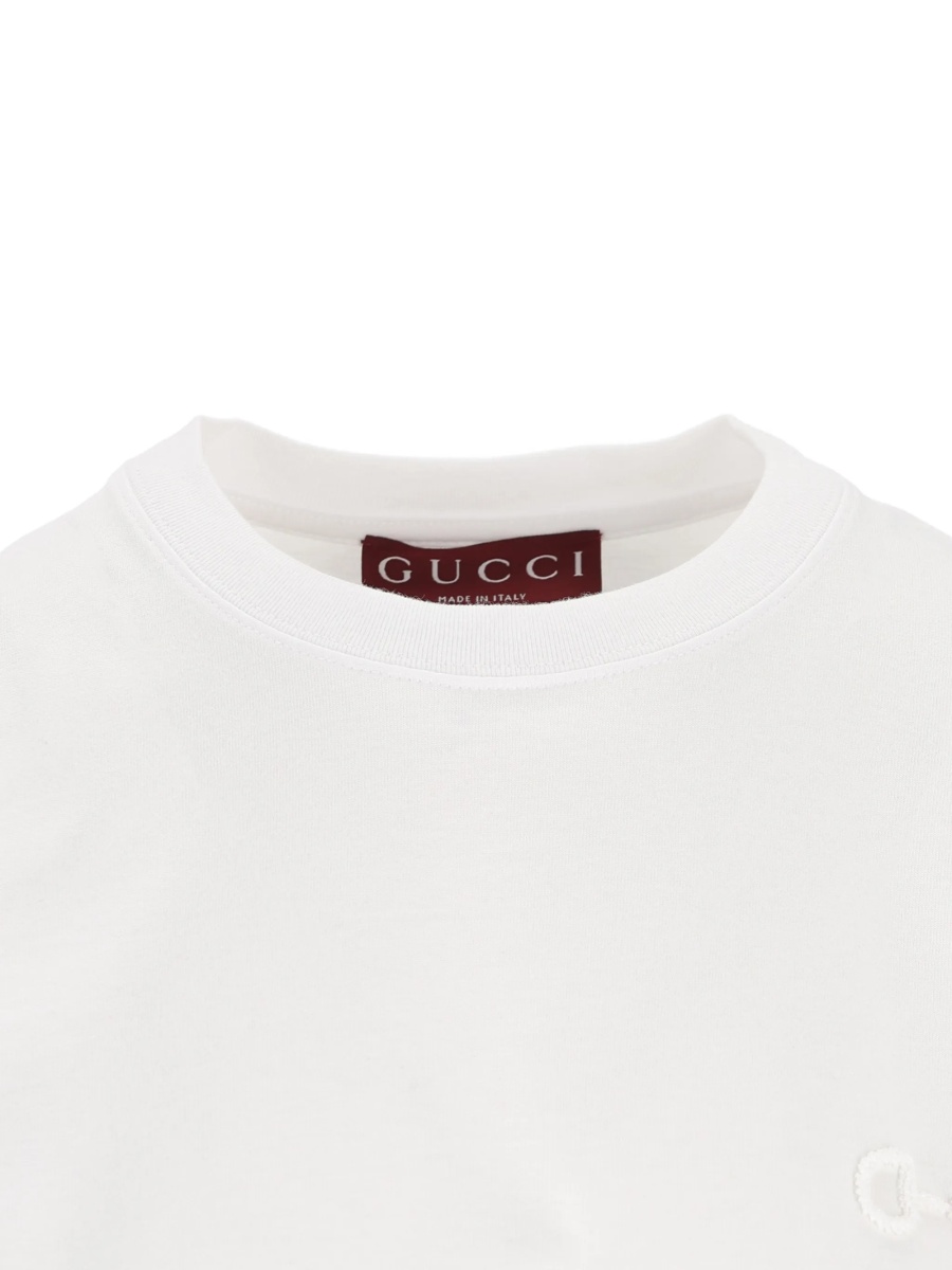 Tricou Gucci Horsebit alb - Img 4