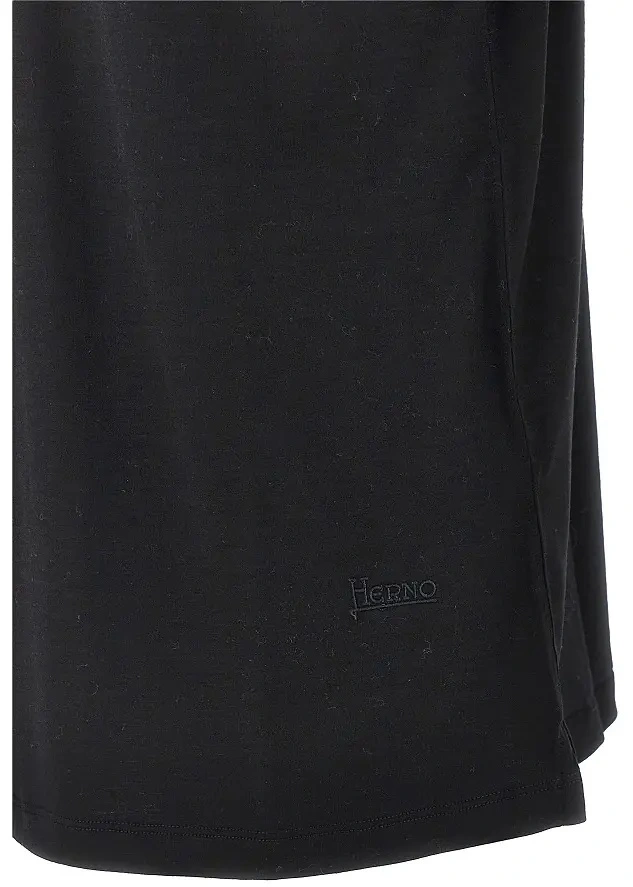 Tricou Herno negru din jerse de lana - Img 2