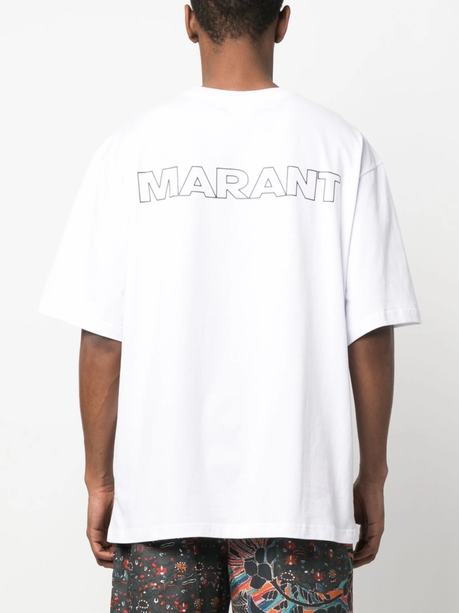 Tricou Isabel Marant alb - Img 4