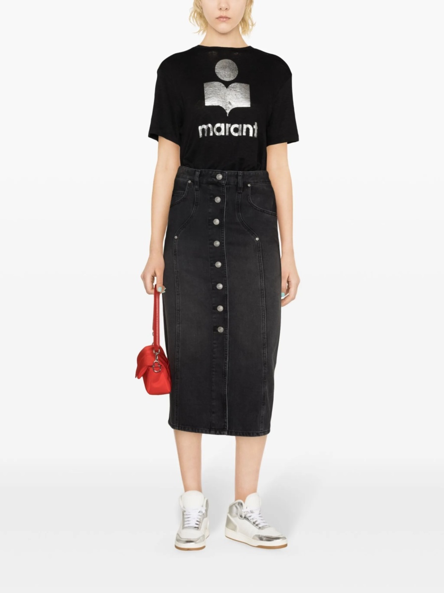 Tricou ISABEL MARANT ETOILE negru - Img 5