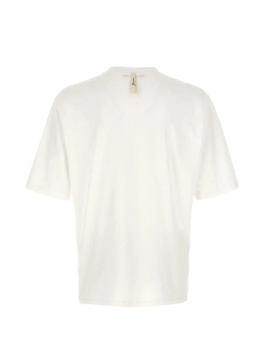 Tricou JACQUEMUS alb din bumbac 'Le T-Shirt Jacquemus' - Img 4
