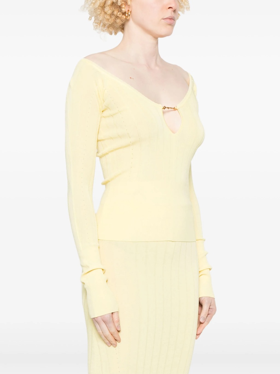 Tricou JACQUEMUS galben - Img 3