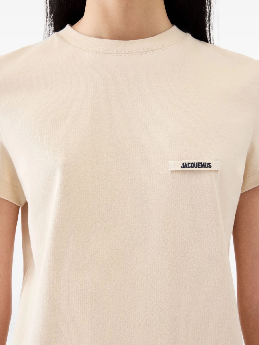 Tricou JACQUEMUS neutru - Img 4