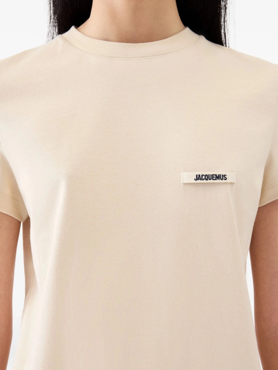 Tricou JACQUEMUS neutru - Img 4
