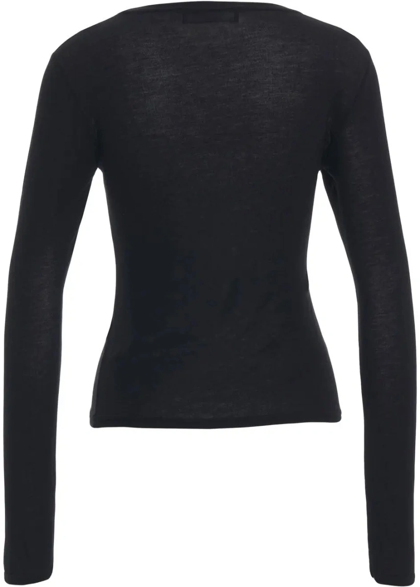 Tricou Kaos negru din casmir - Img 3