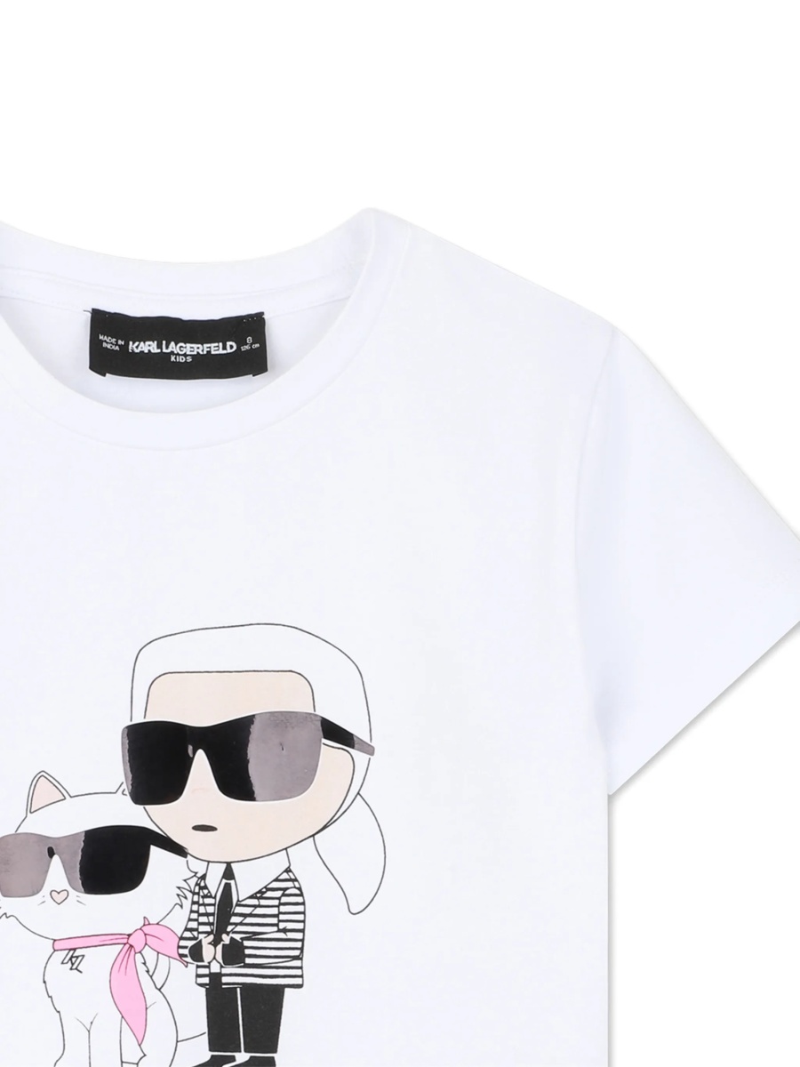 Tricou Karl Lagerfeld alb - Img 3