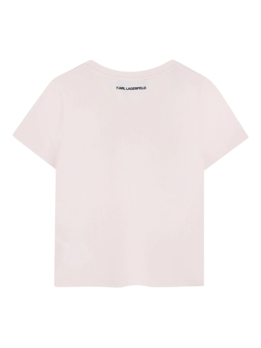 Tricou Karl Lagerfeld neutru - Img 2