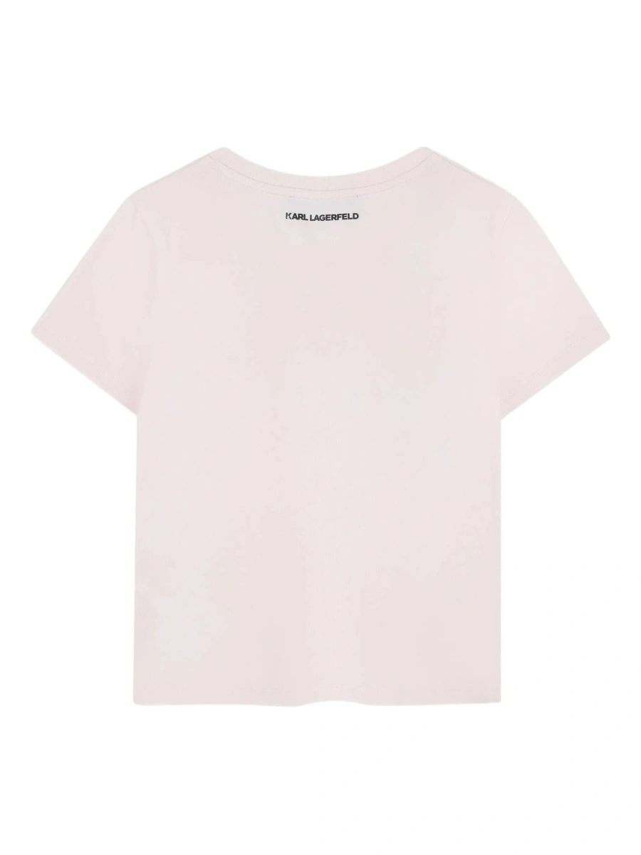 Tricou Karl Lagerfeld neutru - Img 2