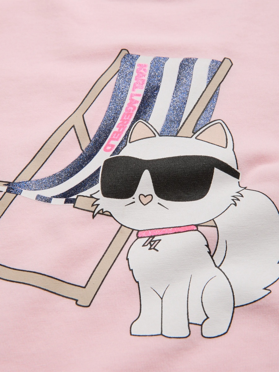 Tricou Karl Lagerfeld roz - Img 3