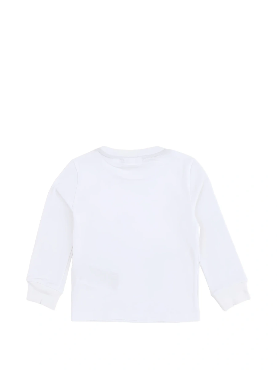 Tricou Lacoste Kids alb - Img 2
