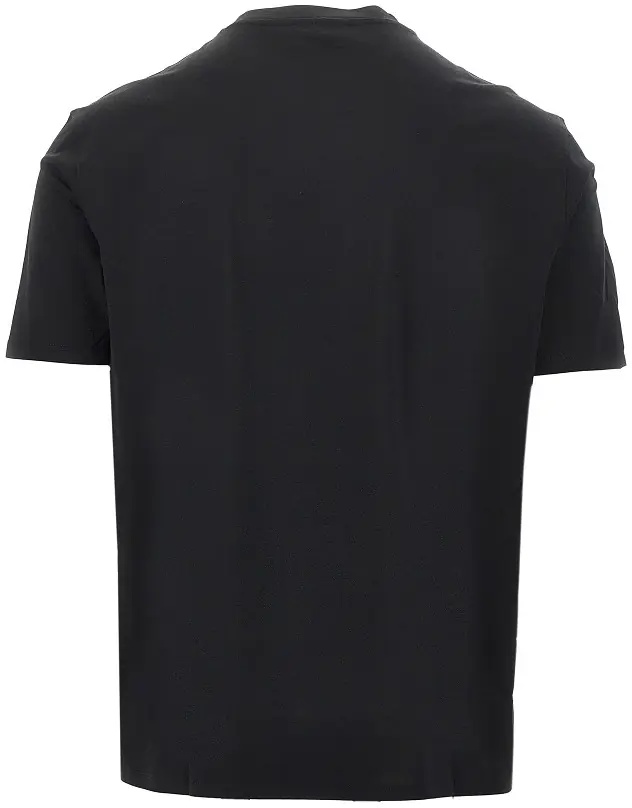 Tricou Logo print lyocell-blend T-shirt - Img 3