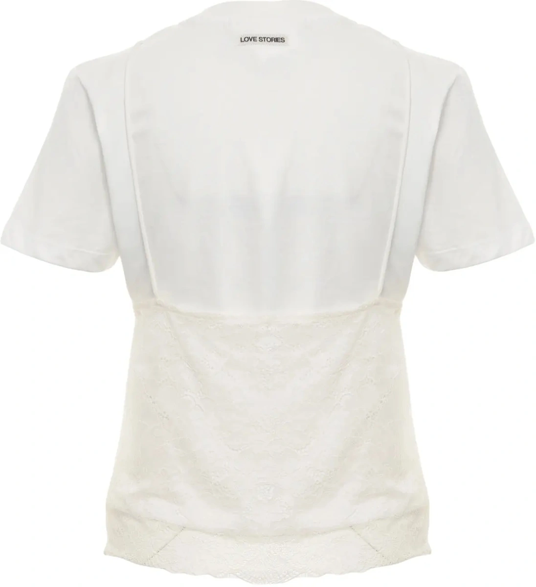 Tricou Love Stories alb 'Jenn' - Img 4