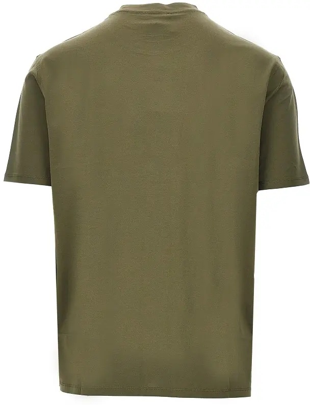Tricou Lyocell-blend jersey T-shirt with logo print - Img 3