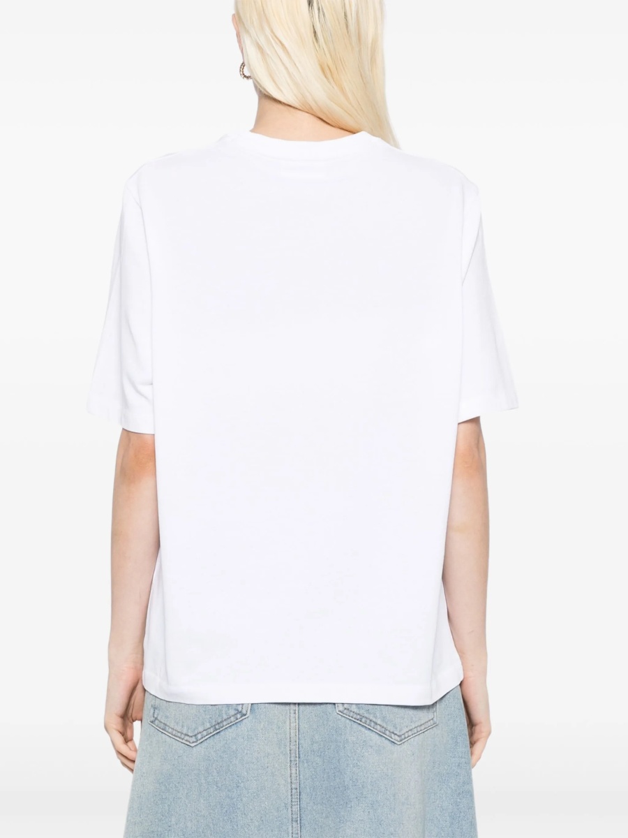 Tricou MAISON KITSUNÉ alb - Img 4