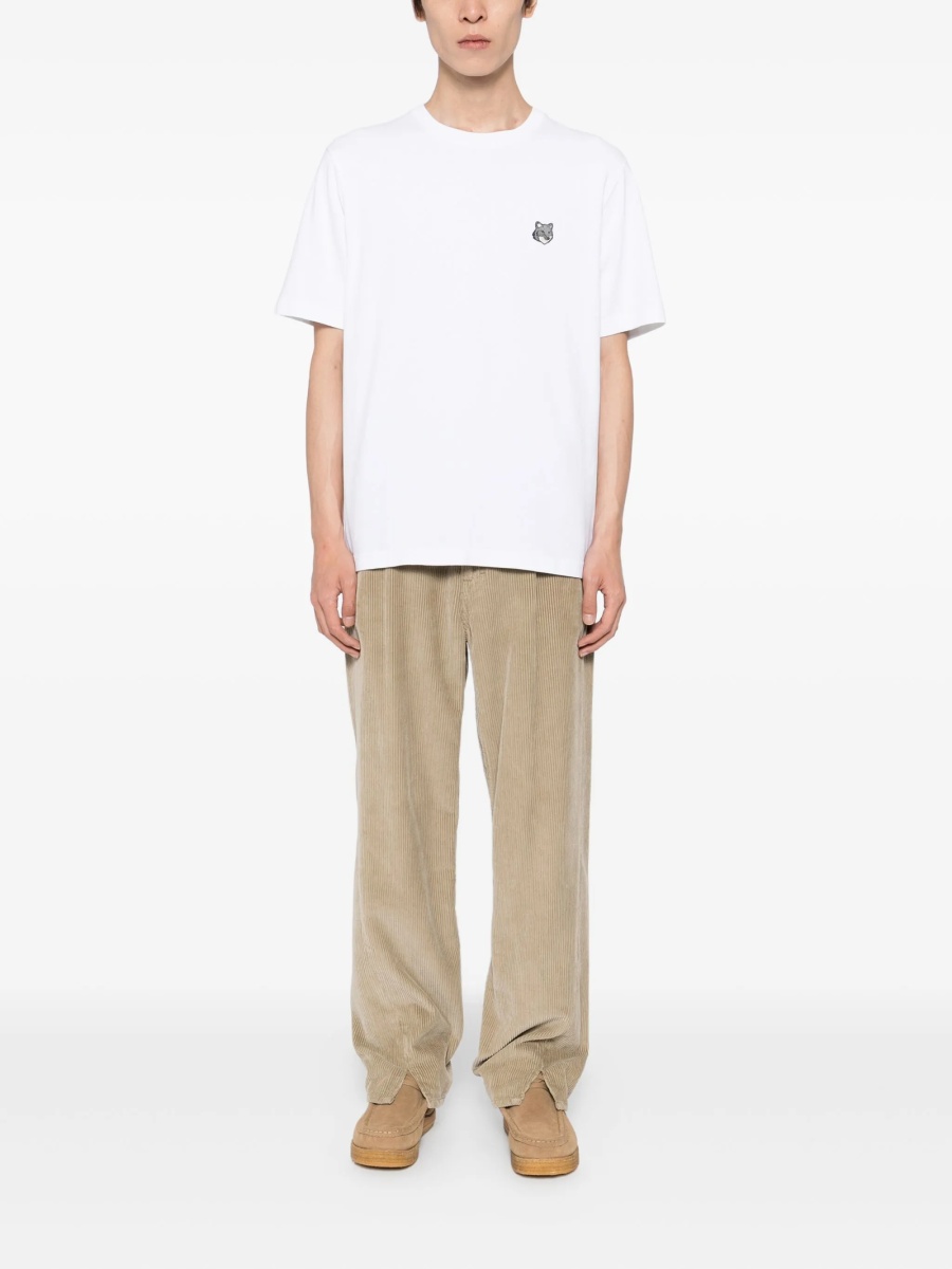 Tricou MAISON KITSUNÉ alb - Img 2