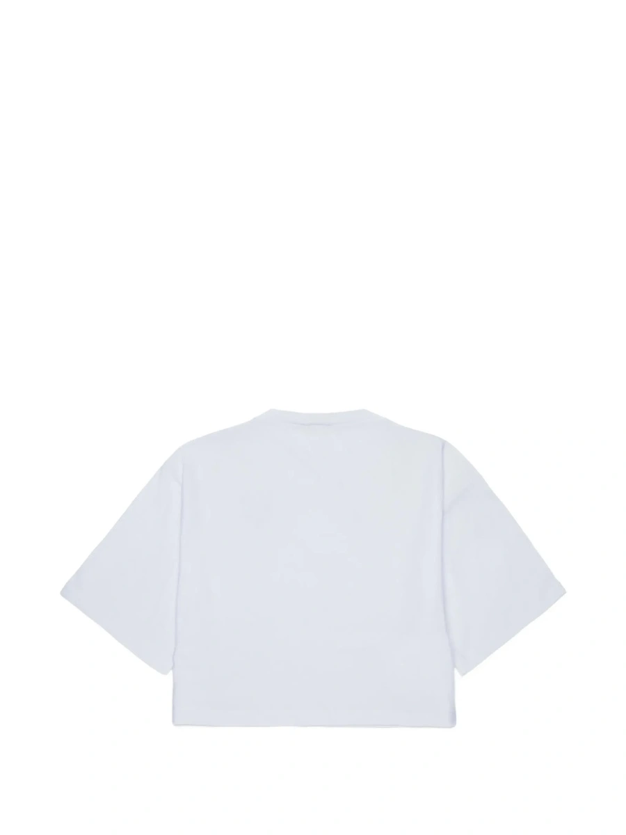 Tricou Marni alb din bumbac - Img 4