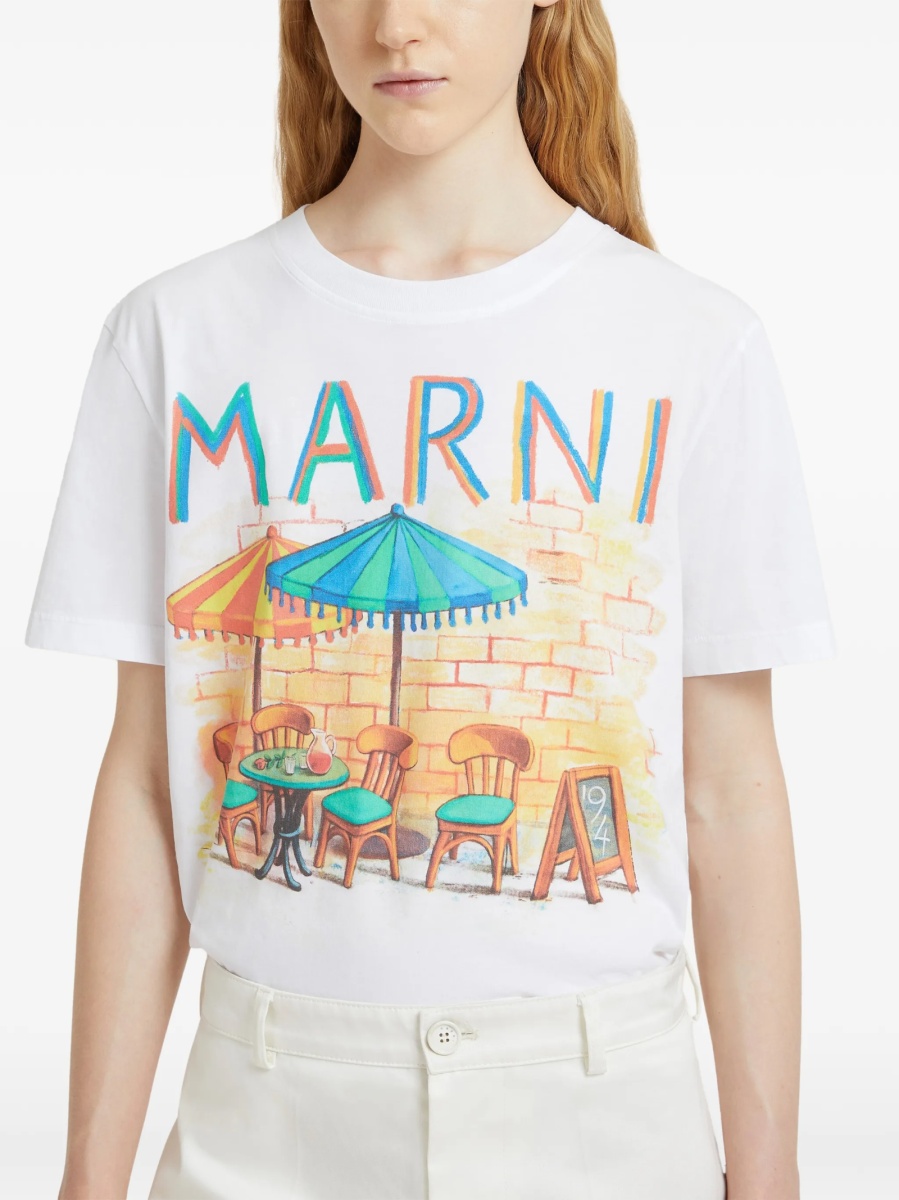 Tricou Marni alb - Img 5
