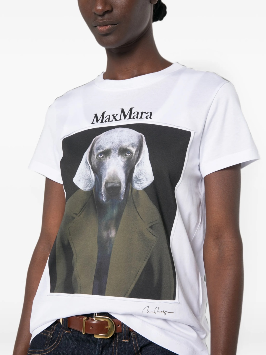 Tricou Max Mara alb - Img 8