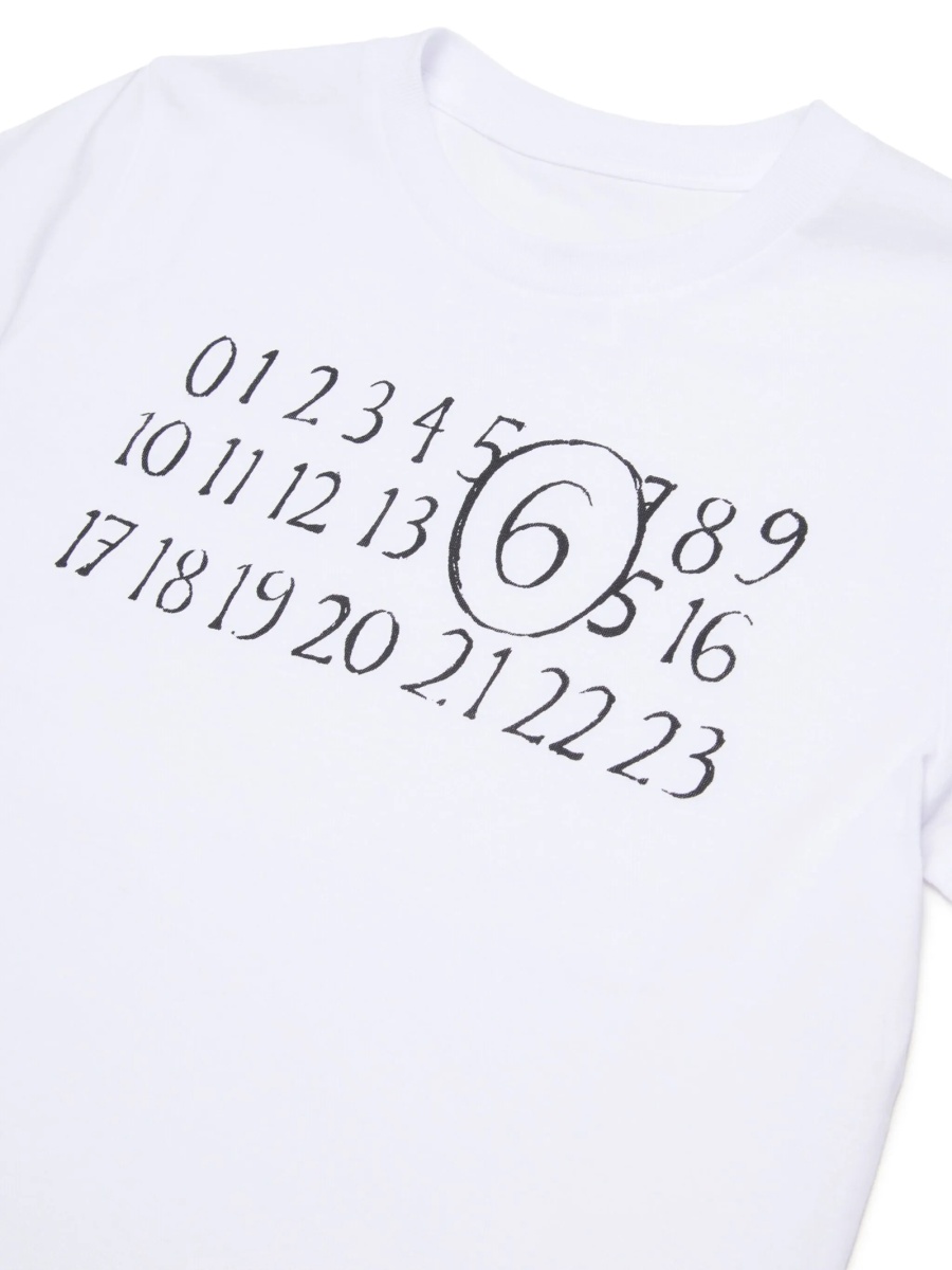 Tricou MM6 Maison Margiela alb - Img 3