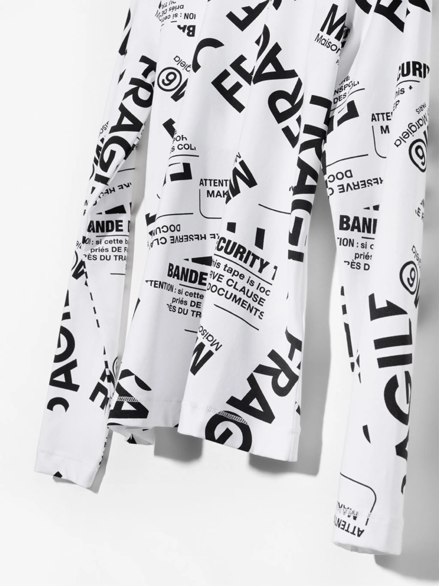 Tricou MM6 Maison Margiela alb - Img 4