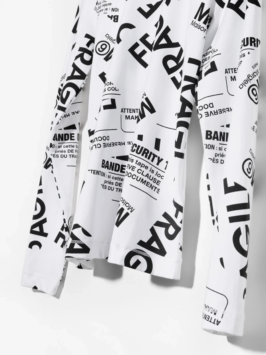 Tricou MM6 Maison Margiela alb - Img 4