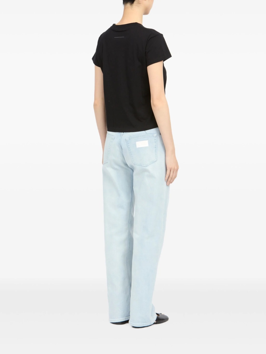 Tricou MM6 Maison Margiela negru - Img 4