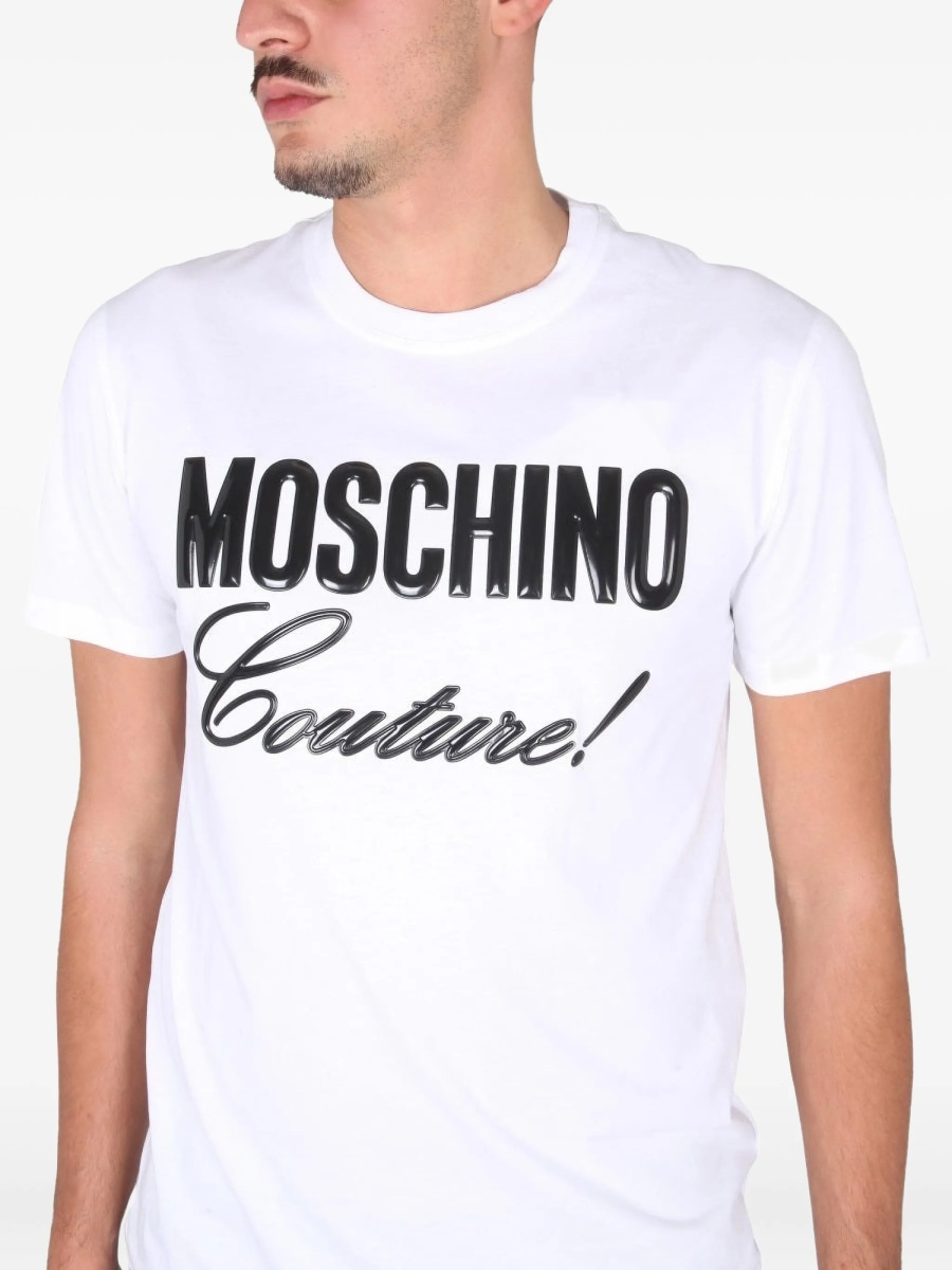 Tricou Moschino alb - Img 4