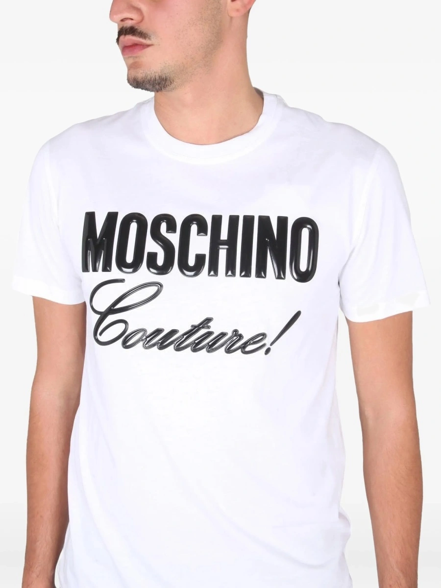 Tricou Moschino alb - Img 4