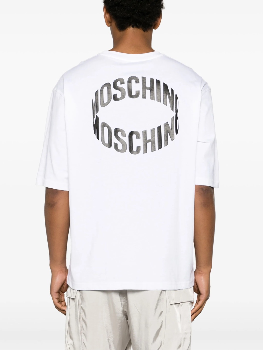 Tricou Moschino alb - Img 4