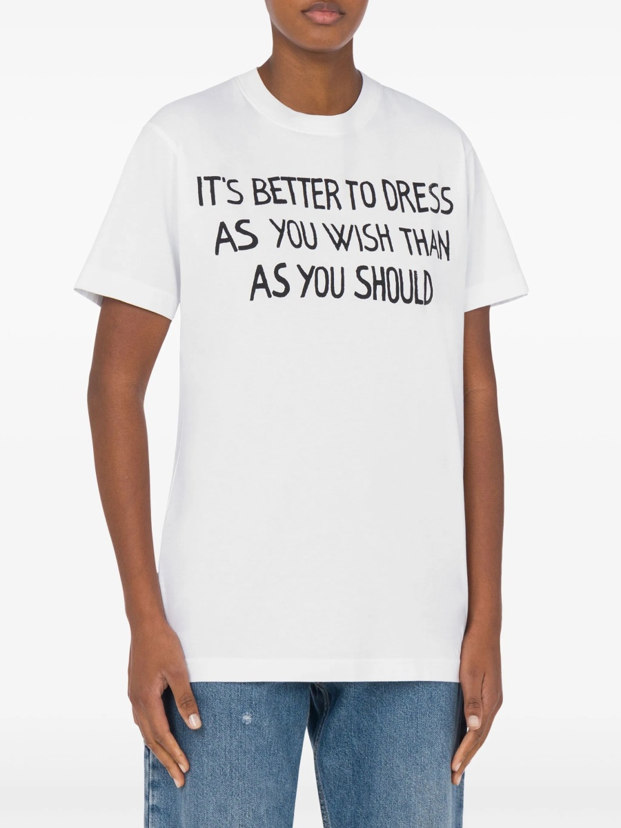 Tricou Moschino alb - Img 2