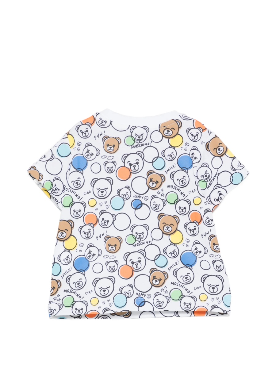 Tricou Moschino alb - Img 2