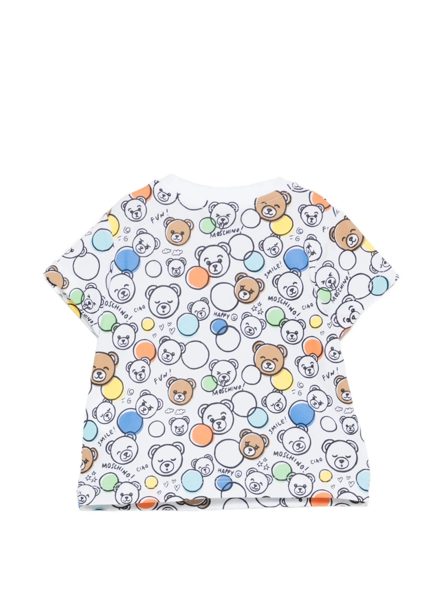 Tricou Moschino alb - Img 2