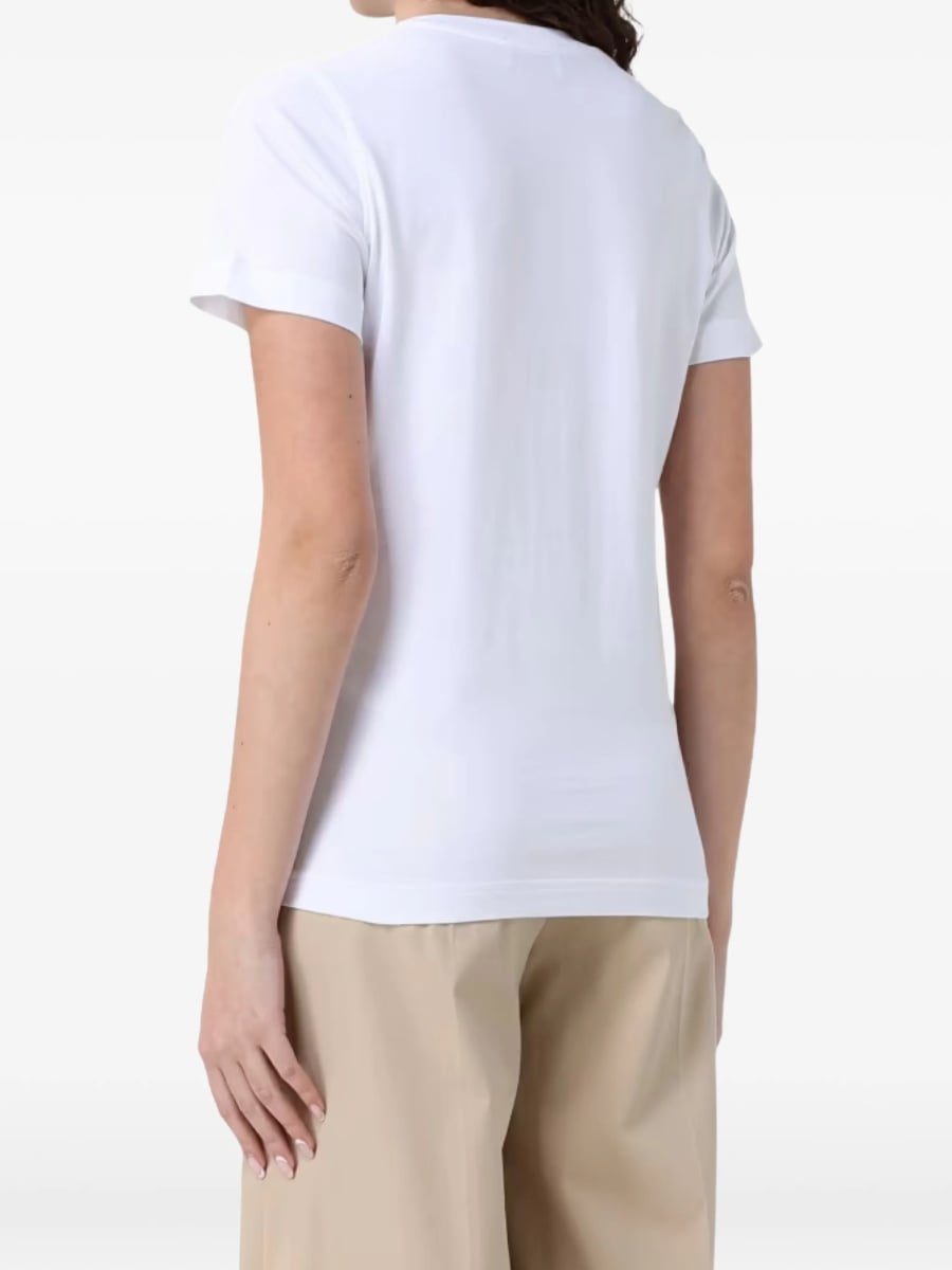 Tricou Moschino alb - Img 3
