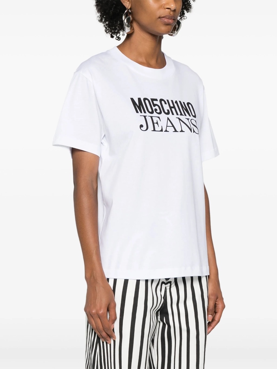 Tricou MOSCHINO JEANS alb - Img 3