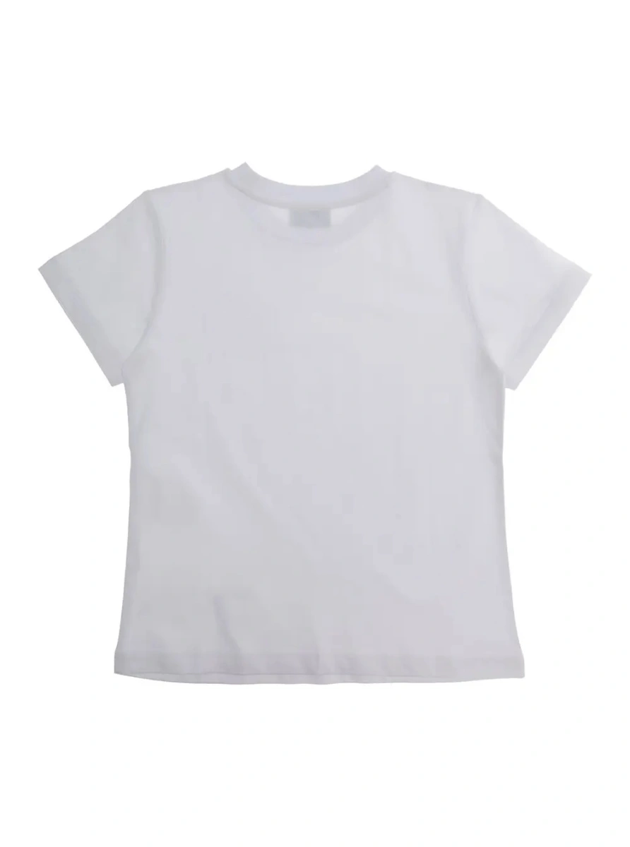 Tricou MoschinoS alb din bumbac - Img 2
