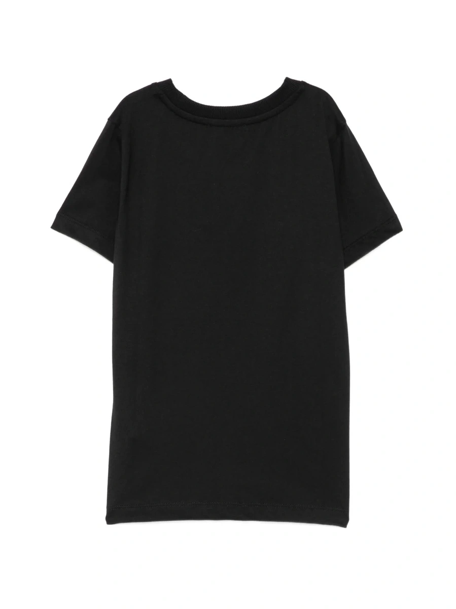 Tricou MoschinoS negru din bumbac - Img 4
