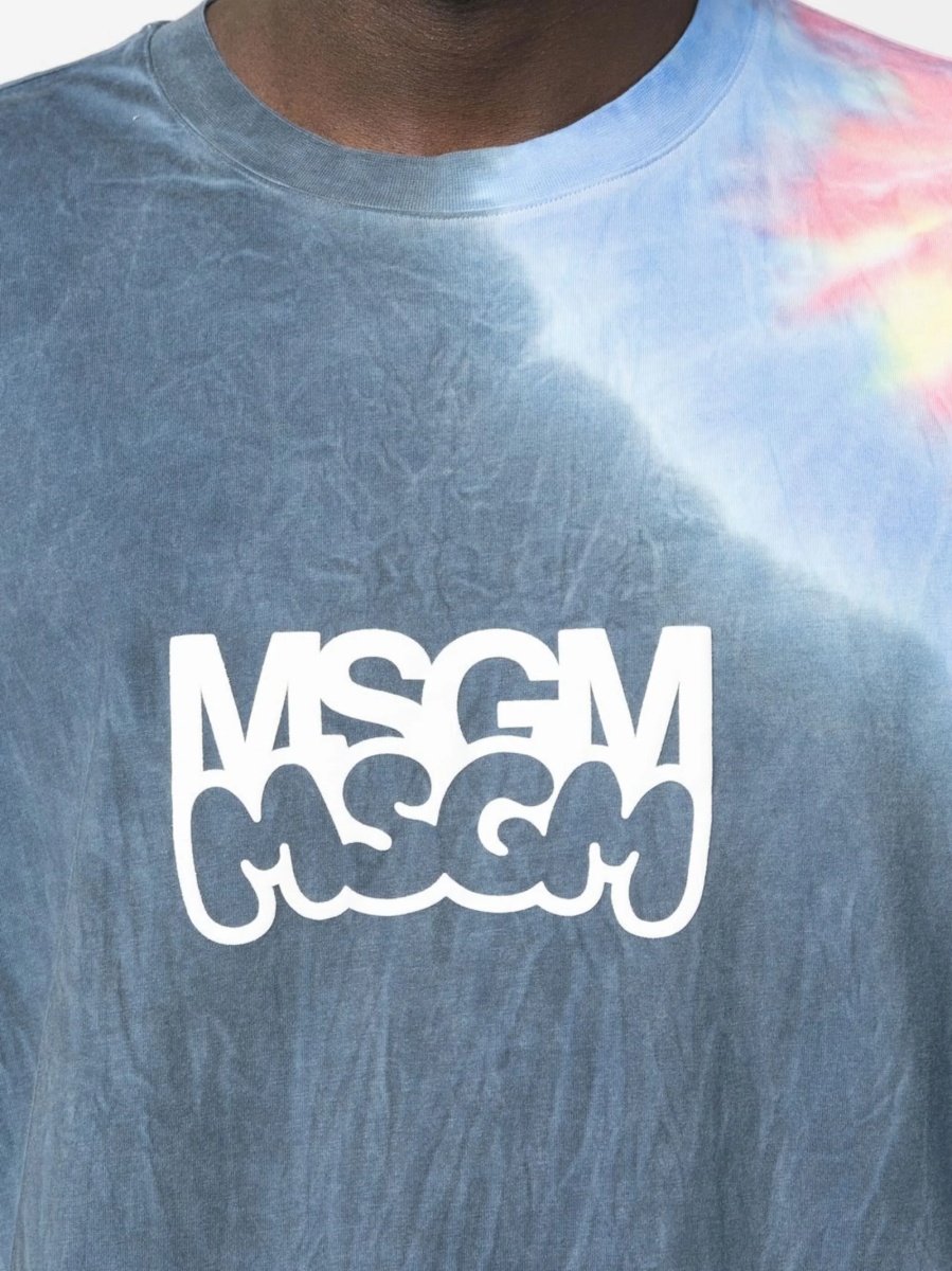 Tricou MSGM albastru - Img 5