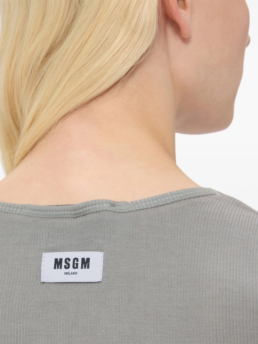 Tricou MSGM gri - Img 5