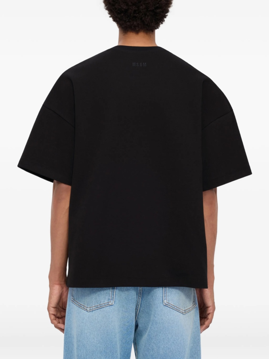 Tricou MSGM negru - Img 4