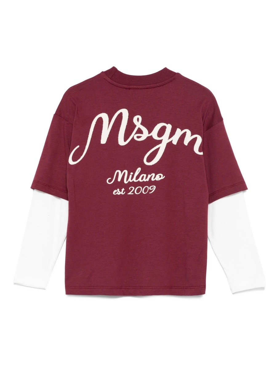 Tricou MSGM rosu - Img 2