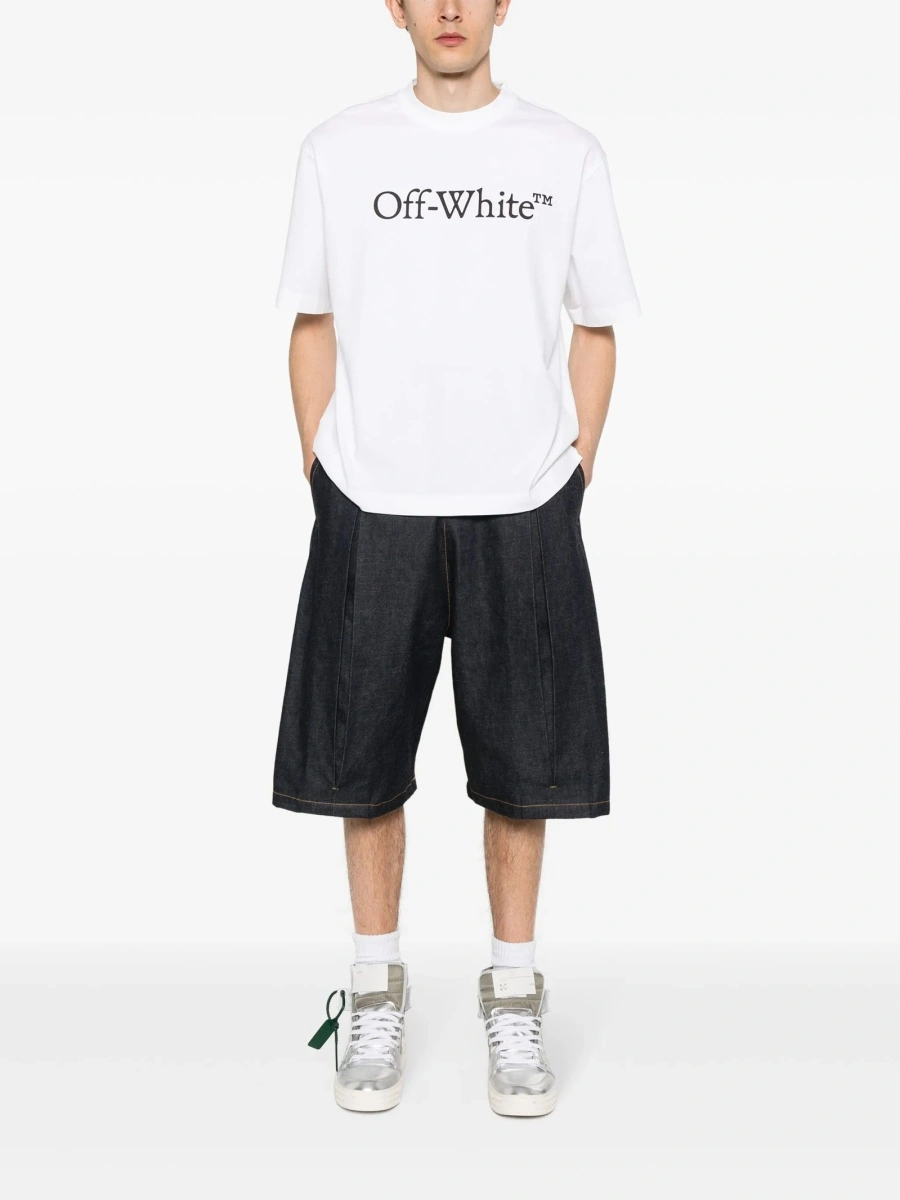 Tricou Off-White Bookish alb - Img 2