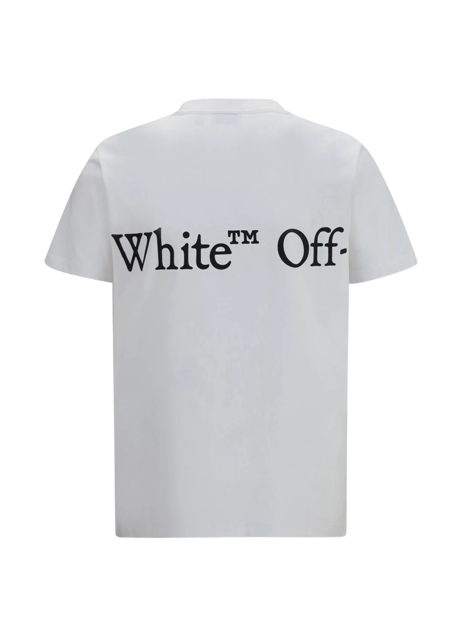 Tricou Off-White Bookish alb - Img 2