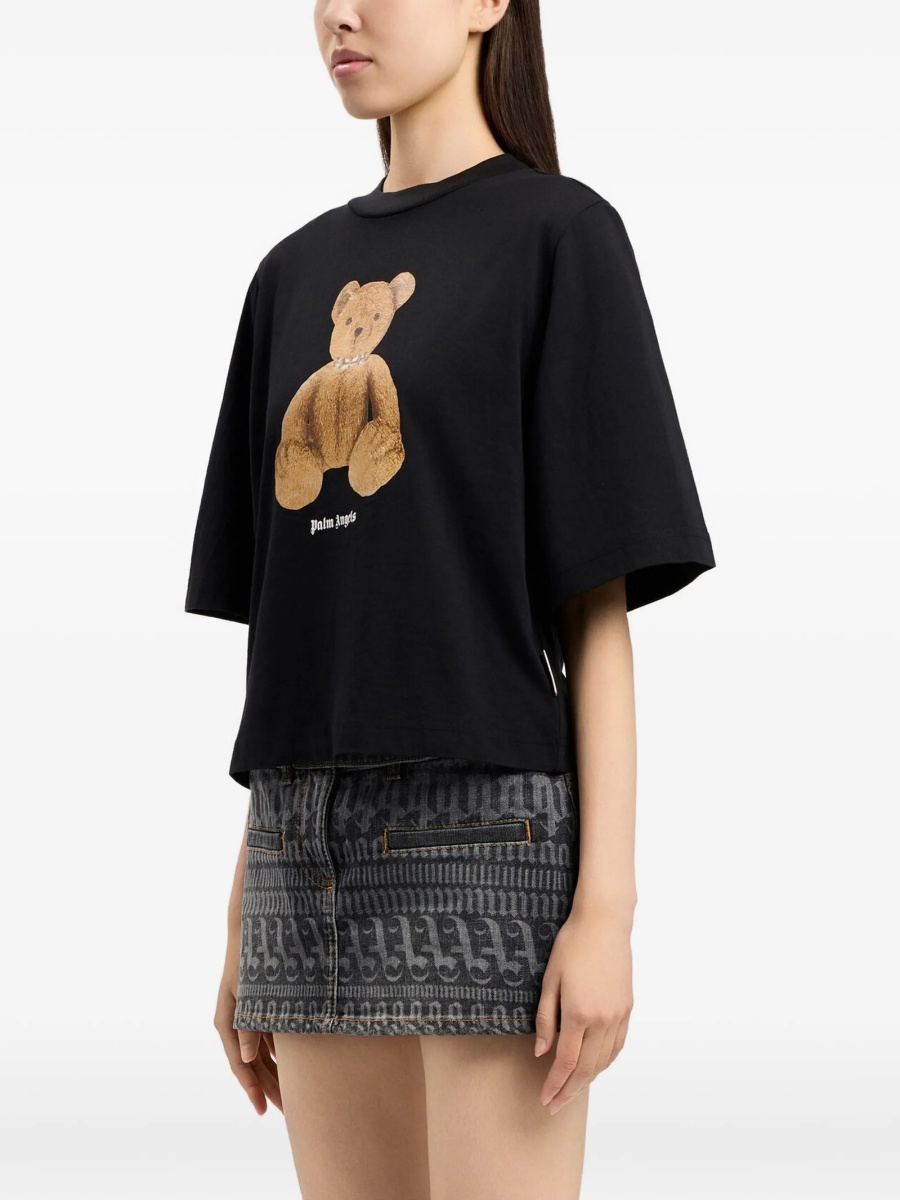 Tricou Palm Angels Bear negru - Img 3