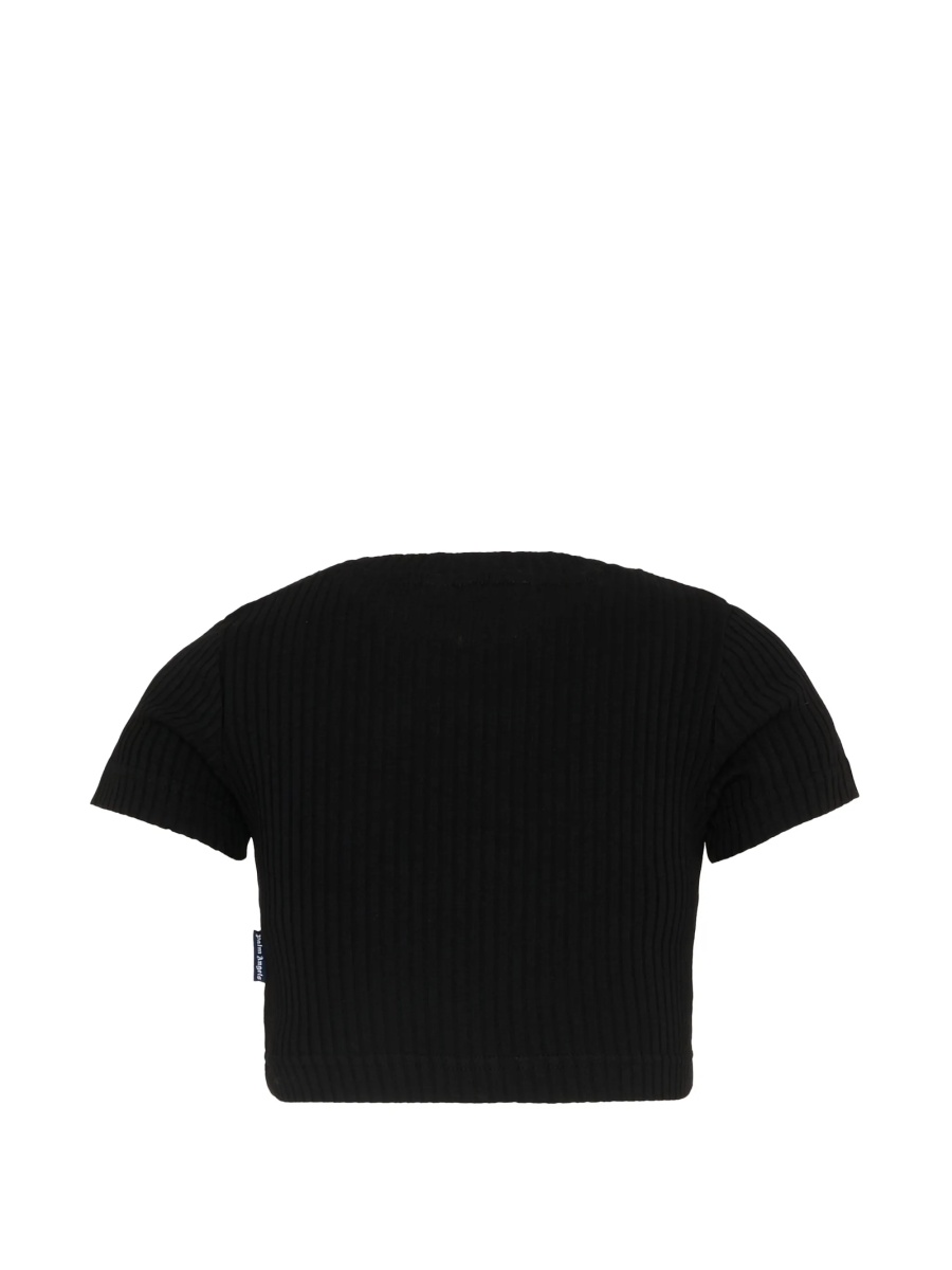 Tricou Palm Angels negru din bumbac - Img 2